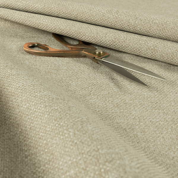 Malta Basket Weave Material Beige Colour Upholstery Fabric CTR-1366 - Made To Measure Curtains