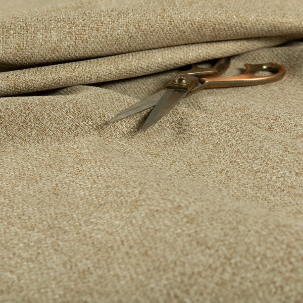 Malta Basket Weave Material Caramel Brown Colour Upholstery Fabric CTR-1367 - Made To Measure Curtains