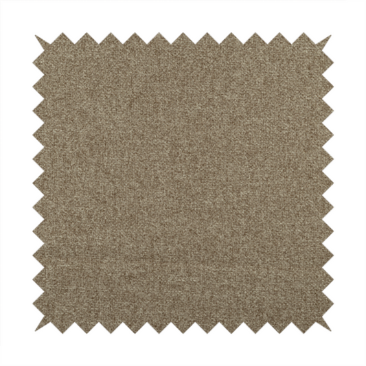 Malta Basket Weave Material Latte Brown Colour Upholstery Fabric CTR-1368