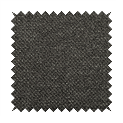 Malta Basket Weave Material Black Colour Upholstery Fabric CTR-1373 - Roman Blinds
