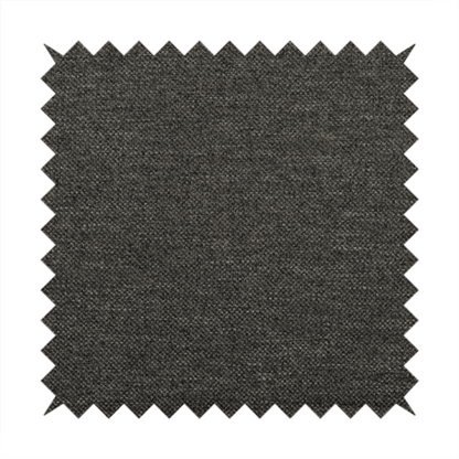 Malta Basket Weave Material Black Colour Upholstery Fabric CTR-1373