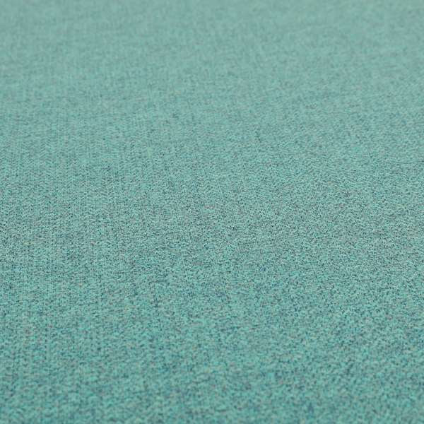 Bainbridge Woven Plain Fabric Blue Teal Colour Upholstery Fabric CTR-14 - Roman Blinds