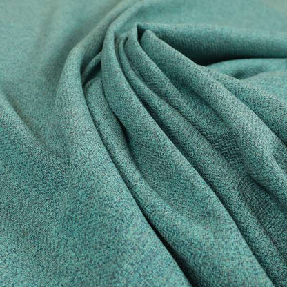 Bainbridge Woven Plain Fabric Blue Teal Colour Upholstery Fabric CTR-14 - Roman Blinds