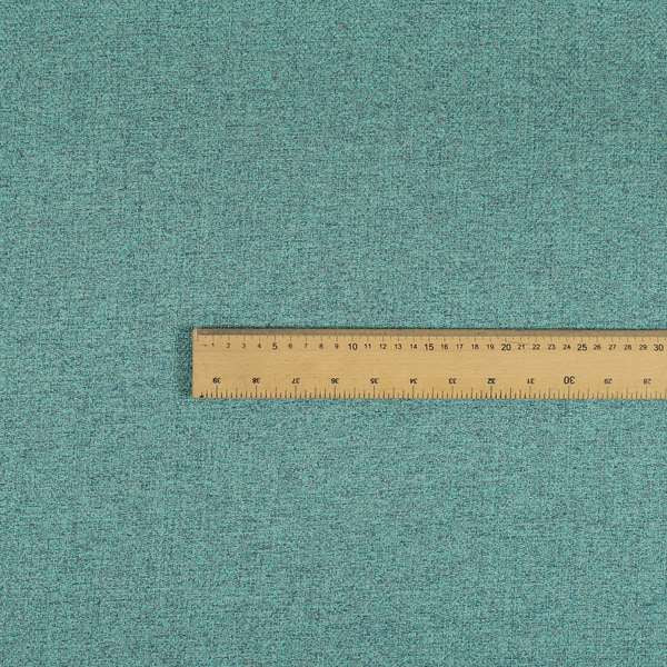 Bainbridge Woven Plain Fabric Blue Teal Colour Upholstery Fabric CTR-14 - Roman Blinds