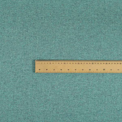 Bainbridge Woven Plain Fabric Blue Teal Colour Upholstery Fabric CTR-14 - Made To Measure Curtains