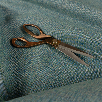 Monaco Fine Plain Weave Ocean Blue Upholstery Fabric CTR-1400