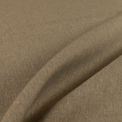 Monaco Fine Plain Weave Brown Beige Upholstery Fabric CTR-1403 - Roman Blinds