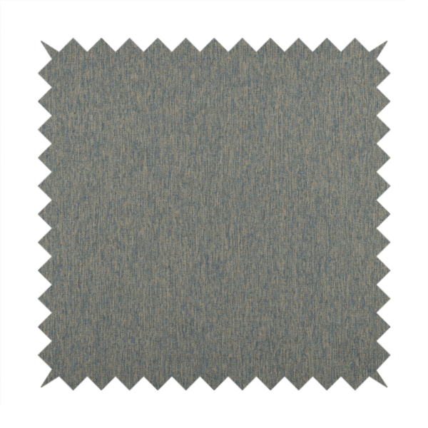 Monaco Fine Plain Weave Blue Beige Upholstery Fabric CTR-1409 - Roman Blinds