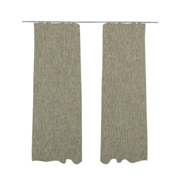 Monaco Fine Plain Weave Grey Beige Upholstery Fabric CTR-1410 - Made To Measure Curtains