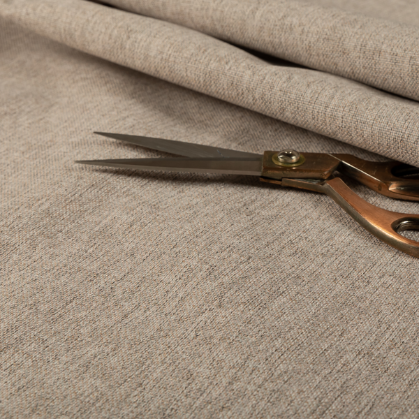 Monaco Fine Plain Weave Silver Peach Upholstery Fabric CTR-1414 - Roman Blinds