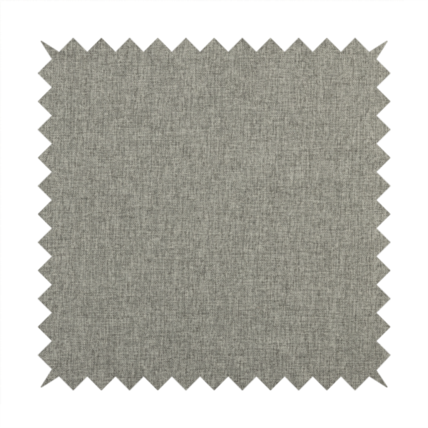 Monaco Fine Plain Weave Silver White Upholstery Fabric CTR-1416 - Roman Blinds