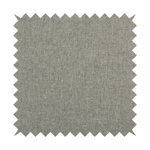 Monaco Fine Plain Weave Silver White Upholstery Fabric CTR-1416