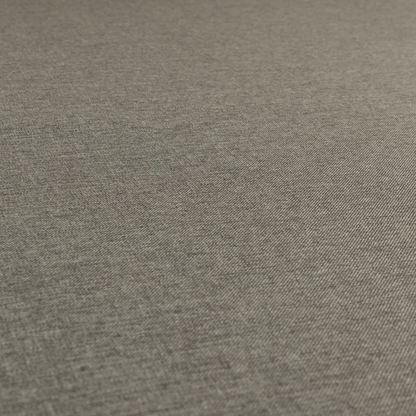 Monaco Fine Plain Weave Grey White Upholstery Fabric CTR-1417 - Roman Blinds
