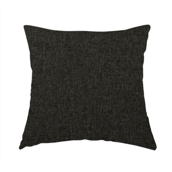 Monaco Fine Plain Weave Black Upholstery Fabric CTR-1419 - Handmade Cushions