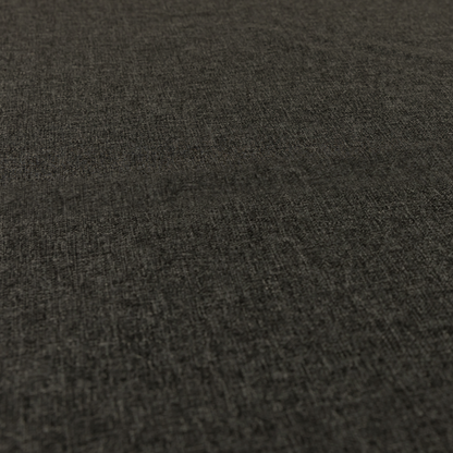 Monaco Fine Plain Weave Black Upholstery Fabric CTR-1419