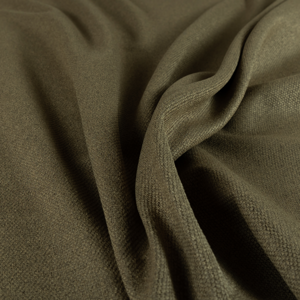 Bali Soft Texture Plain Water Repellent Brown Upholstery Fabric CTR-1423