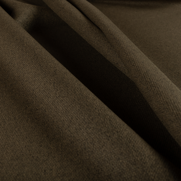 Bali Soft Texture Plain Water Repellent Dark Brown Upholstery Fabric CTR-1424 - Roman Blinds