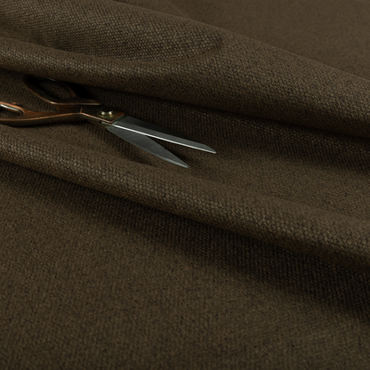 Bali Soft Texture Plain Water Repellent Dark Brown Upholstery Fabric CTR-1424 - Handmade Cushions