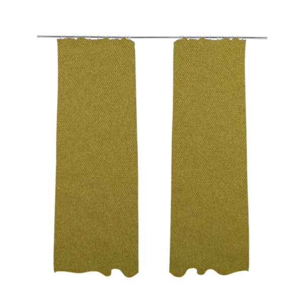 Bali Soft Texture Plain Water Repellent Yellow Upholstery Fabric CTR-1425 - Made To Measure Curtains