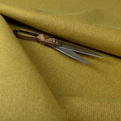 Bali Soft Texture Plain Water Repellent Yellow Upholstery Fabric CTR-1425