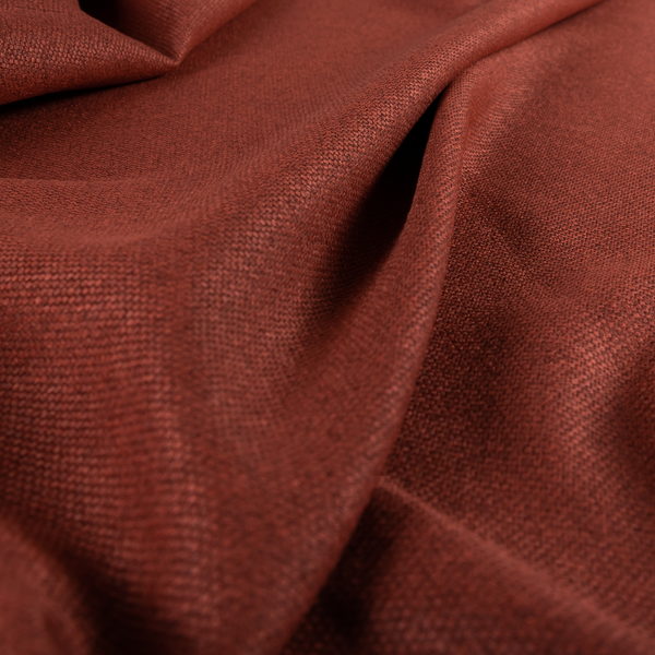 Bali Soft Texture Plain Water Repellent Red Upholstery Fabric CTR-1426