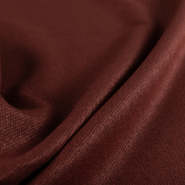 Bali Soft Texture Plain Water Repellent Burgundy Upholstery Fabric CTR-1427 - Roman Blinds