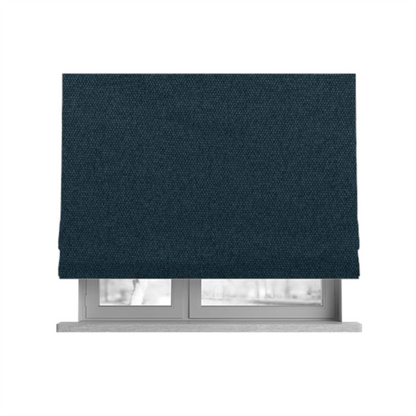 Bali Soft Texture Plain Water Repellent Navy Blue Upholstery Fabric CTR-1430 - Roman Blinds