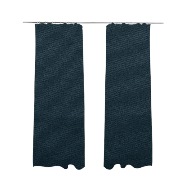 Bali Soft Texture Plain Water Repellent Navy Blue Upholstery Fabric CTR-1430 - Made To Measure Curtains