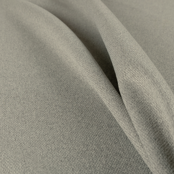 Bali Soft Texture Plain Water Repellent Silver Upholstery Fabric CTR-1433 - Roman Blinds