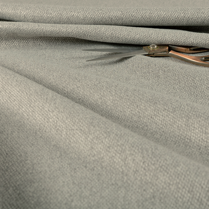 Bali Soft Texture Plain Water Repellent Silver Upholstery Fabric CTR-1433 - Made To Measure Curtains