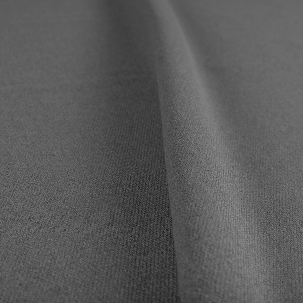 Bali Soft Texture Plain Water Repellent Grey Upholstery Fabric CTR-1434