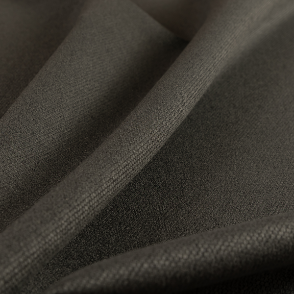 Bali Soft Texture Plain Water Repellent Black Upholstery Fabric CTR-1435 - Made To Measure Curtains