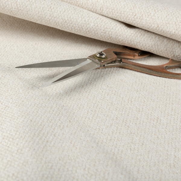 Summer Textured Weave Clean Easy Cream Upholstery Fabric CTR-1436 - Made To Measure Curtains