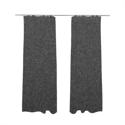 Summer Textured Weave Clean Easy Grey With Purple Upholstery Fabric CTR-1440 - Made To Measure Curtains