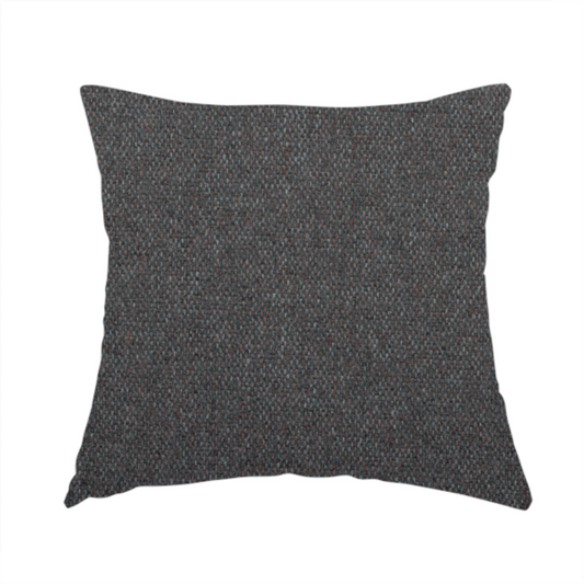 Summer Textured Weave Clean Easy Grey With Purple Upholstery Fabric CTR-1440 - Handmade Cushions