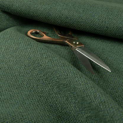 Summer Textured Weave Clean Easy Green Upholstery Fabric CTR-1442 - Made To Measure Curtains