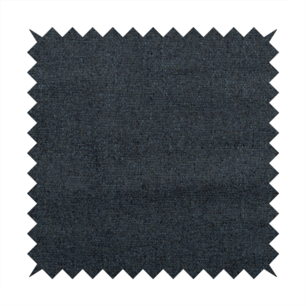 Summer Textured Weave Clean Easy Navy Blue Upholstery Fabric CTR-1444 - Roman Blinds