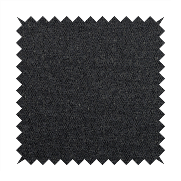 Summer Textured Weave Clean Easy Black Upholstery Fabric CTR-1447 - Roman Blinds