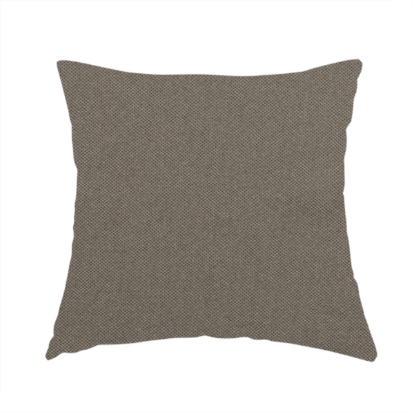 Dabhel Plain Weave Water Repellent Brown Upholstery Fabric CTR-1448 - Handmade Cushions