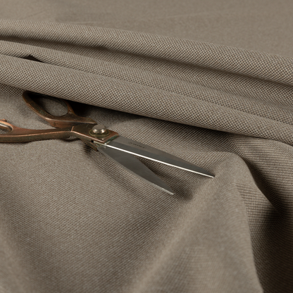 Dabhel Plain Weave Water Repellent Brown Upholstery Fabric CTR-1448 - Made To Measure Curtains