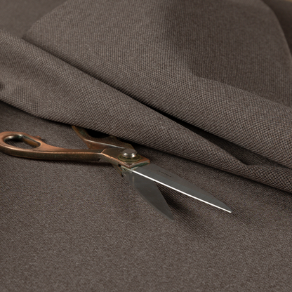 Dabhel Plain Weave Water Repellent Brown Upholstery Fabric CTR-1450 - Made To Measure Curtains