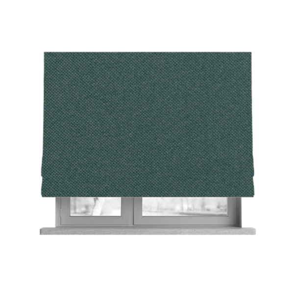 Dabhel Plain Weave Water Repellent Green Upholstery Fabric CTR-1452 - Roman Blinds