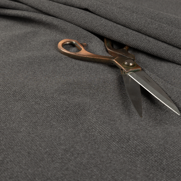 Dabhel Plain Weave Water Repellent Grey Upholstery Fabric CTR-1456 - Made To Measure Curtains