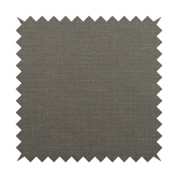 Sydney Linen Effect Chenille Plain Water Repellent Brown Upholstery Fabric CTR-1460 - Roman Blinds