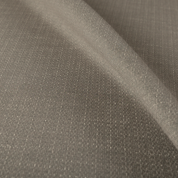 Sydney Linen Effect Chenille Plain Water Repellent Brown Upholstery Fabric CTR-1460 - Roman Blinds