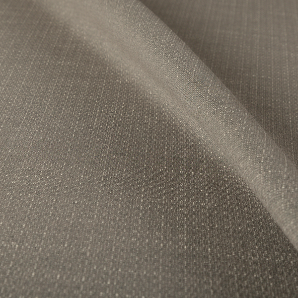 Sydney Linen Effect Chenille Plain Water Repellent Brown Upholstery Fabric CTR-1460 - Made To Measure Curtains