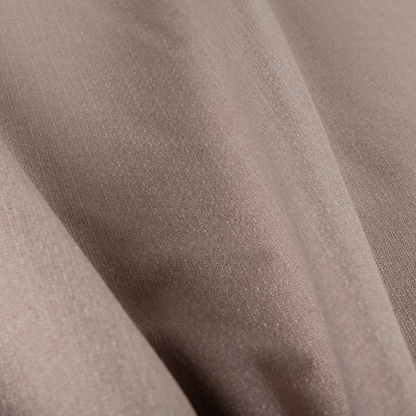 Sydney Linen Effect Chenille Plain Water Repellent Pink Upholstery Fabric CTR-1461