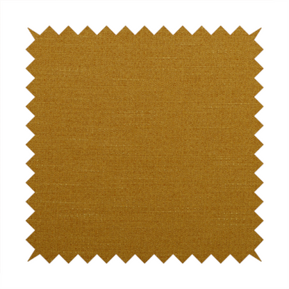 Sydney Linen Effect Chenille Plain Water Repellent Yellow Upholstery Fabric CTR-1463 - Roman Blinds