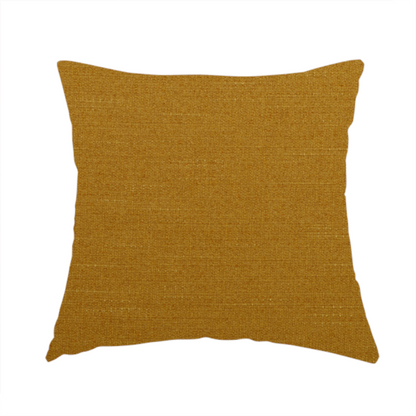 Sydney Linen Effect Chenille Plain Water Repellent Yellow Upholstery Fabric CTR-1463 - Handmade Cushions