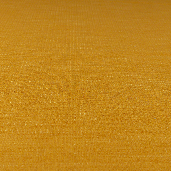 Sydney Linen Effect Chenille Plain Water Repellent Yellow Upholstery Fabric CTR-1463 - Handmade Cushions